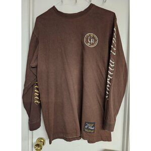 G Unit Long Sleeve Heavy Duty T Shirt Brown Gorilla Unit Vintage 90's Hip Hop